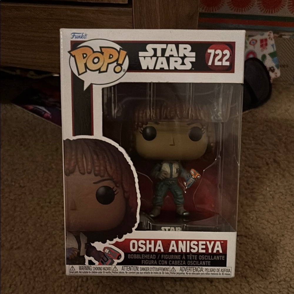 Funko Pop Star Wars Osha Aniseya with Brown and Blue Details